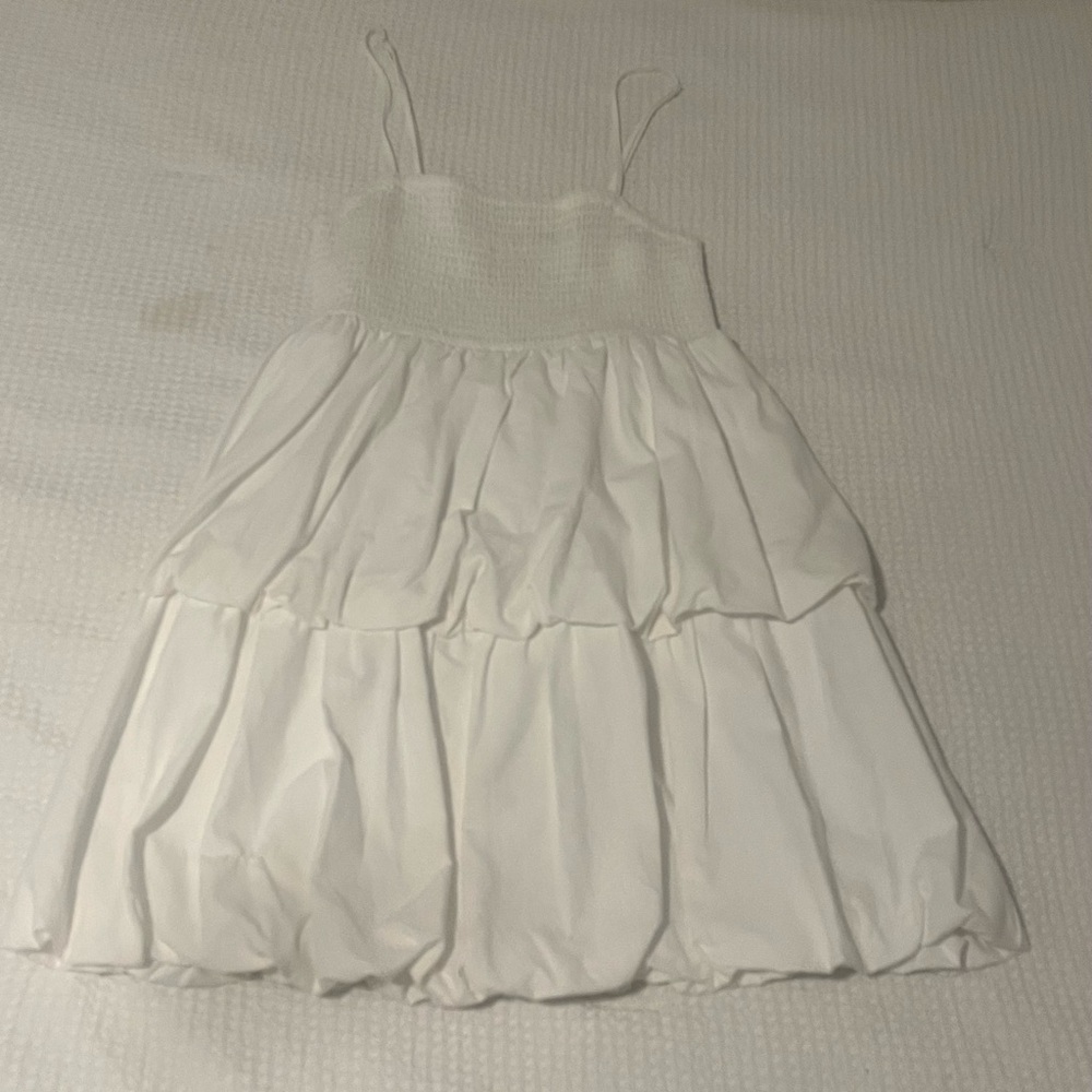 A New Day Ivory Smocked Top